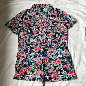 Tropical Silky PJ Set